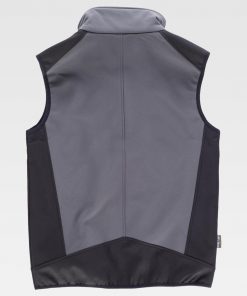 Chaleco softshell bicolor