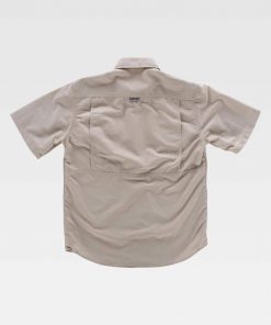 Camisa manga corta con rejilla