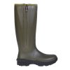 Bota caucho con cremallera