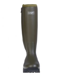 Bota caucho con cremallera
