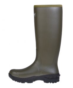 Bota caucho con cremallera