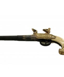 pistola-chispa-inglesa-sxviii-oro- rusa