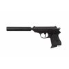 Replica pistola con silenciador
