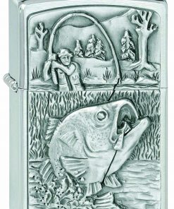 Mechero Zippo pescador