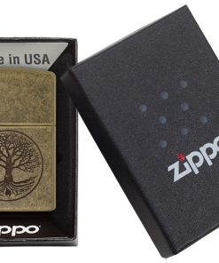 Mechero Zippo arbol de la vida