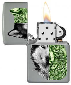 Mechero Zippo lobo