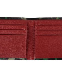 Cartera cuero camuflaje