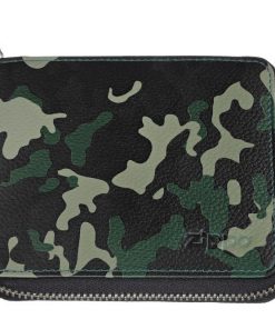 Cartera cuero camuflajhe
