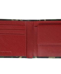 Cartera cuero camuflaje