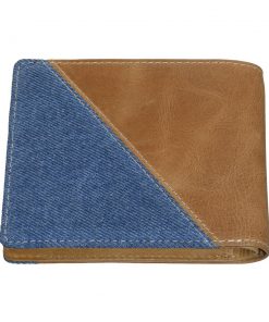 Cartera cuero demin