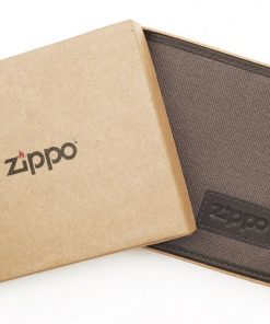 Cartera cuero y lona