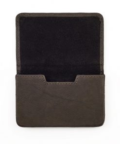 Funda tarjetas cuero