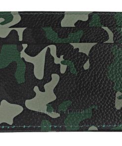 Cartera para tarjetas de cuero camu