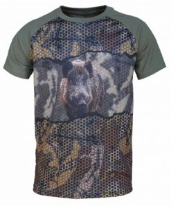 Camiseta 3D jabali
