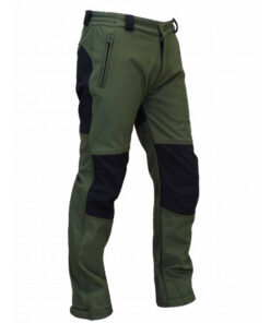 Pantalón soft-shell caqui-negro
